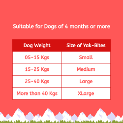 Peanut Butter Yak Milk Chews Small |100% Natural | DogHut